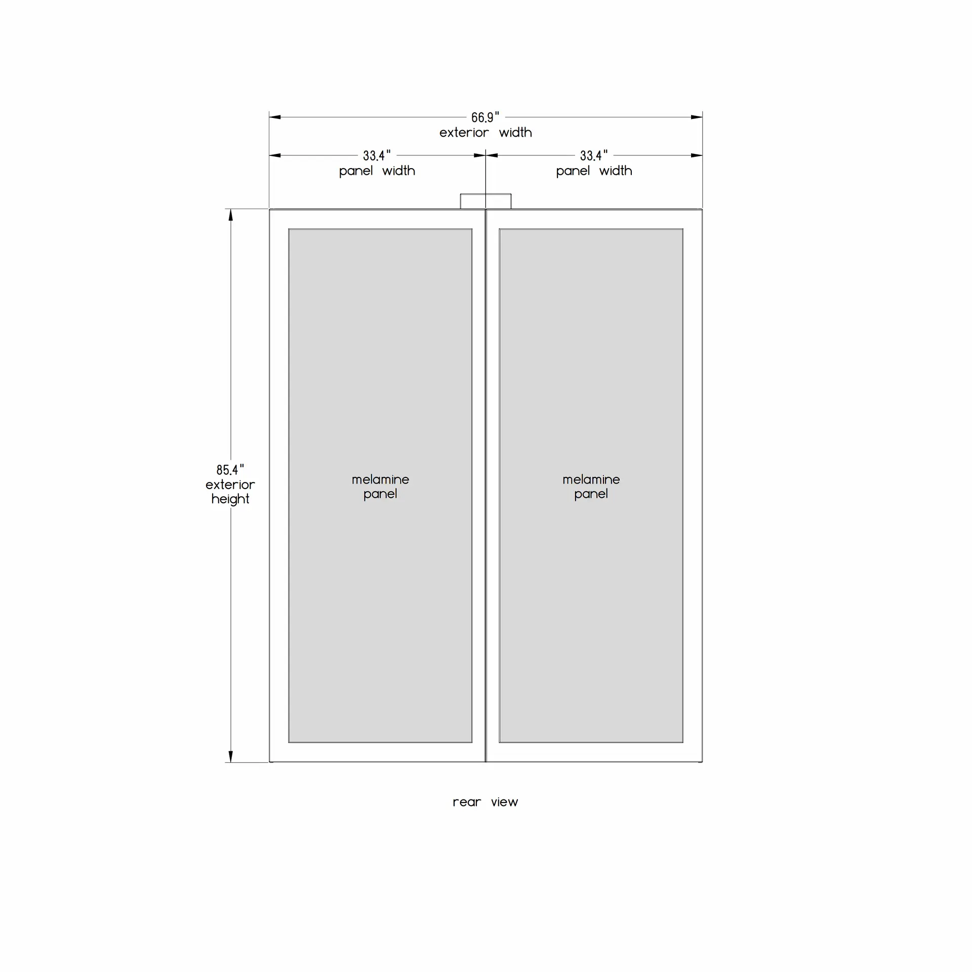 MomSpace ADA - Technical Specs (Rear View)