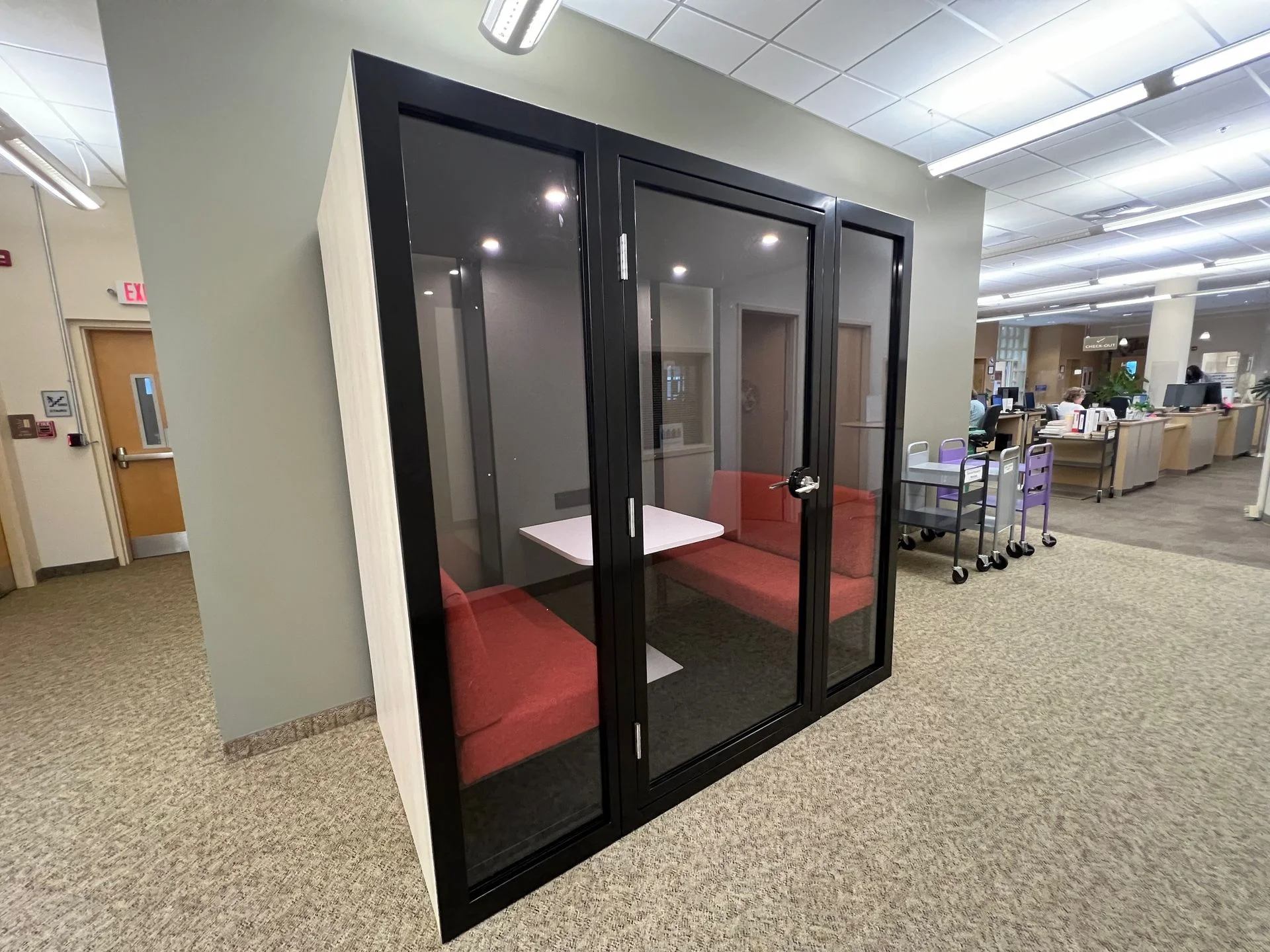 Decibel phone booth office