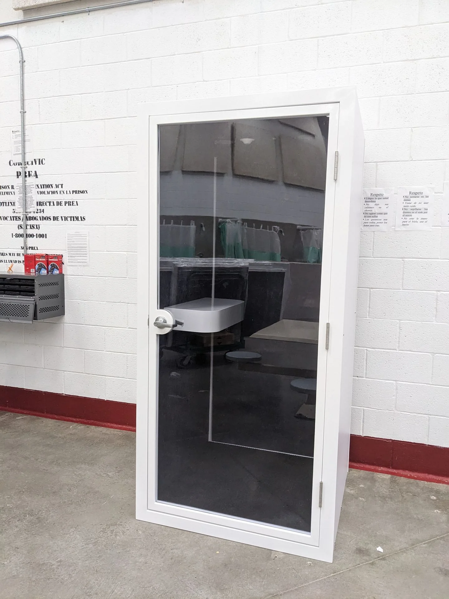 Duramate Single Correctional Phone Booth