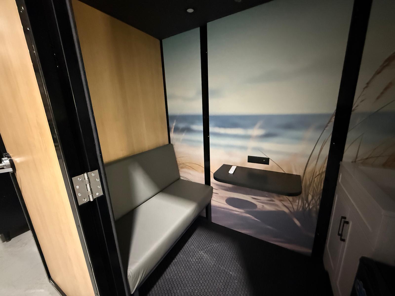 Inside of the MomSpace Wellness Room