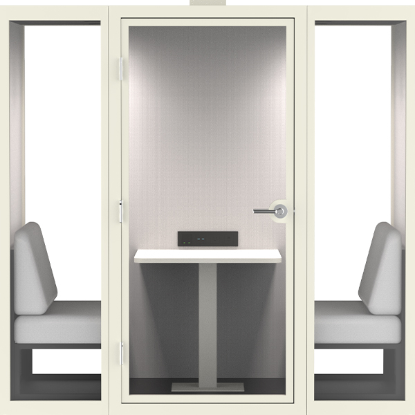 Decibel® Meet Smart™ Lounge & Table Set Only 
Upholstery Color: Light Grey Fabric Upholstery